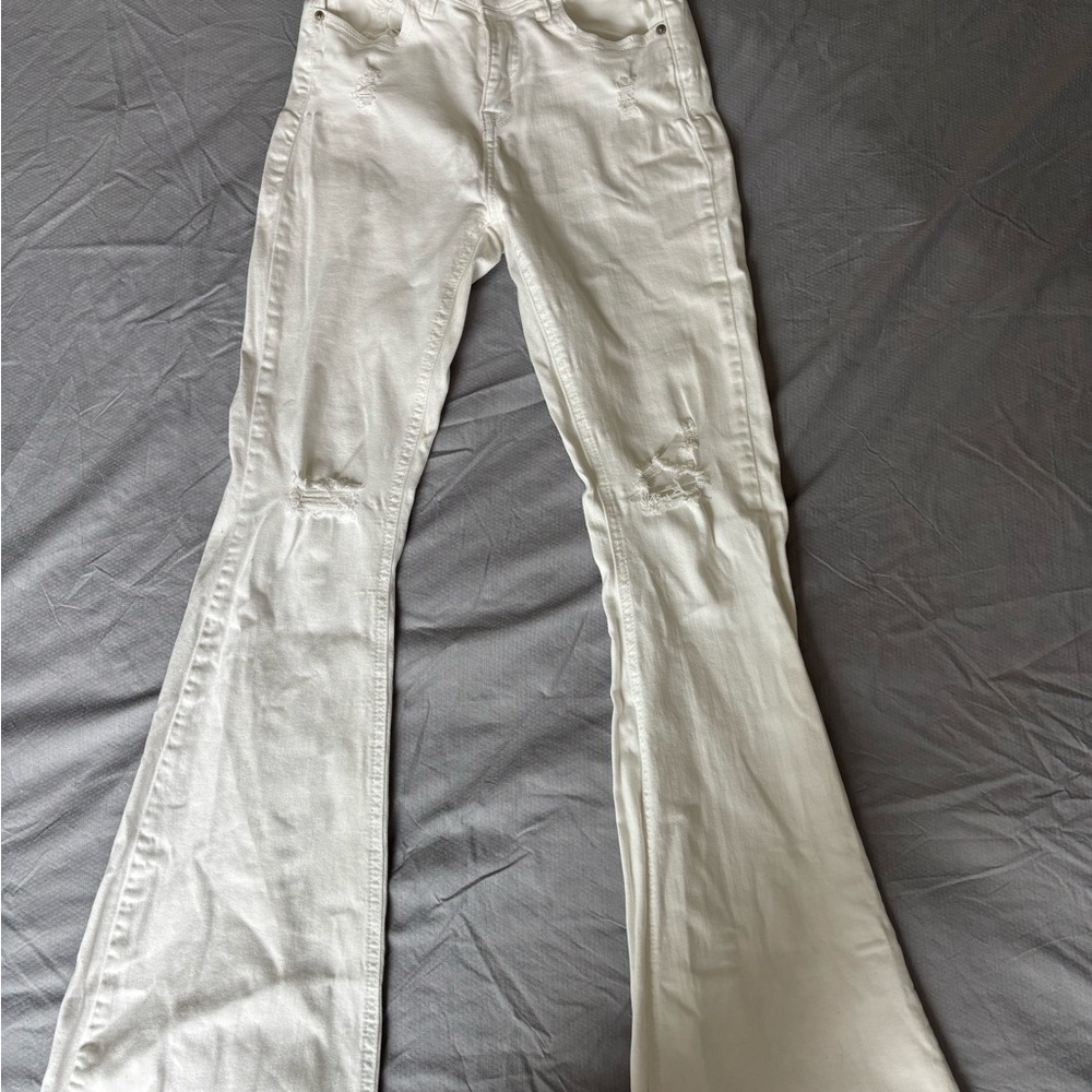 White Flared Jeans